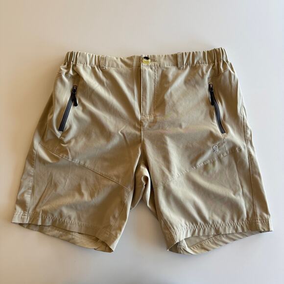 Little Donkey Andy UPF 50 Quick Dry Stretch Khaki Hiking Shorts women XL - Picture 1 of 7